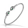 Серебряный браслет  Змея с фианитами (арт. 7509/4950аз) – изображение 1