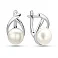 Серебряные серьги с жемчугом (арт. 7502/2186885жб) – изображение 1