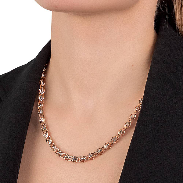 Колье из красного и белого золота (арт. 351193кб) – изображение 2