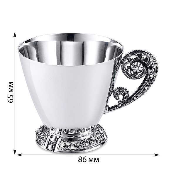 Серебряная чашка (арт. 7824/8100026) – изображение 3