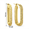 Серьги из желтого золота Francelli (арт. е1091843/40ж) – изображение 3