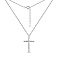 Колье из серебра с фианитами (арт. 7507/1699) – изображение 2