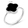 Серебряное кольцо с ониксом (арт. 7501/610/10окп) – изображение 2