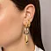 Золотые серьги Francelli (арт. е1091887жб) – изображение 2