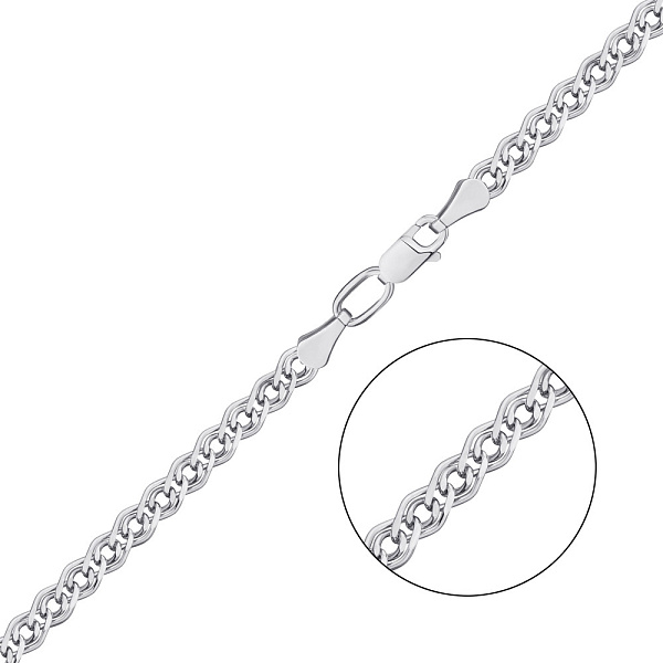 Серебряная цепочка плетения Нонна (арт. 0302114) – изображение 1