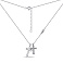 Серебряное колье Крестики с фианитами (арт. 7507/2136) – изображение 2