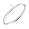 Серебряный жесткий браслет (арт. 7509/4976/4) – изображение 2