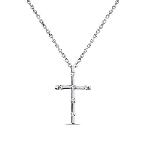 Колье из серебра с фианитами (арт. 7507/1699) – изображение 1