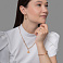 Золотые серьги подвески Сердечки с фианитами (арт. 107515) – изображение 5