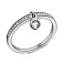 Серебряное кольцо с подвеской (арт. 7501/К2Ф/265-16) – изображение 1