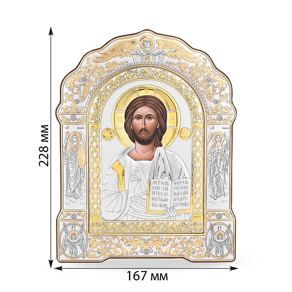 Икона Спаситель (167х228 мм) (арт. AR-4/001G/K) – изображение 2