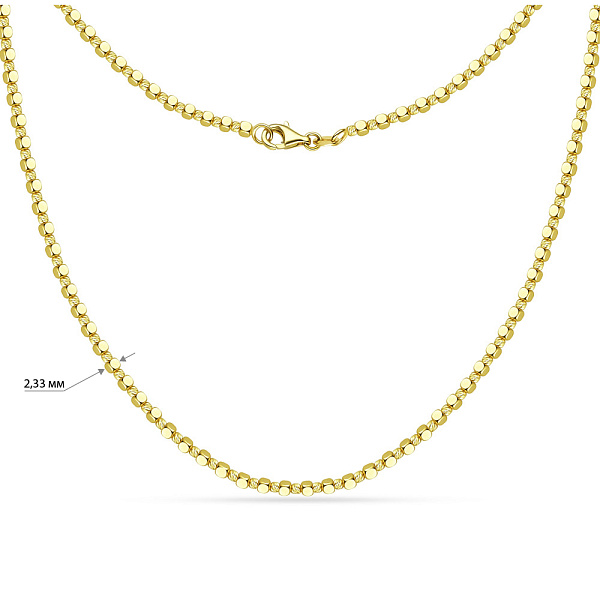 Золотое колье Francelli (арт. 351241ж) – изображение 5