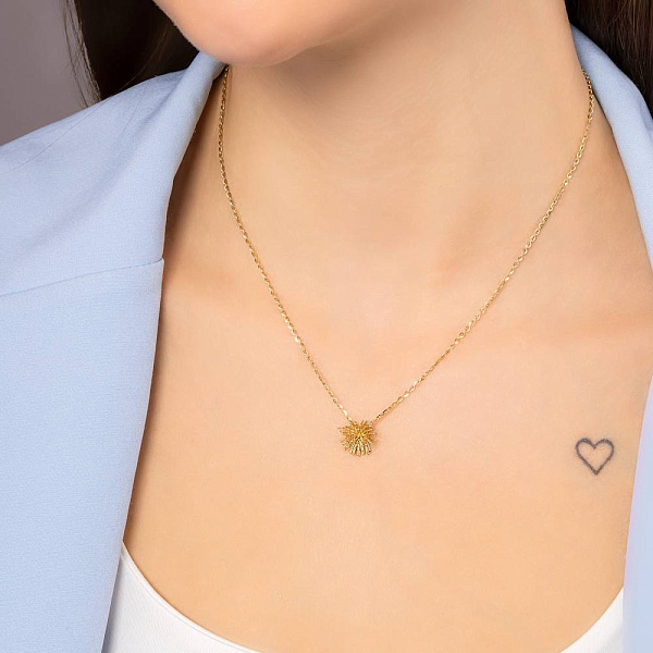 Золотое колье Francelli (арт. 351538ж) – изображение 3