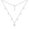 Серебряное колье с подвесками (арт. 7507/1400/10) – изображение 2