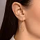 Серьги-подвески из красного золота (арт. 110579) – изображение 2