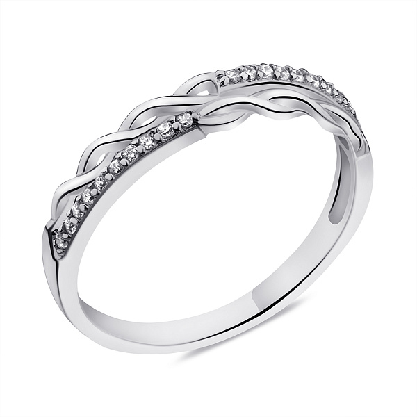 Кольцо из серебра с фианитами (арт. 7501/6573) – изображение 1