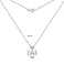 Серебряное колье Сердце с перламутром (арт. 7507/2395п) – изображение 3