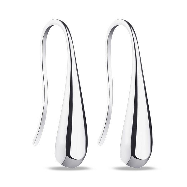 Сережки из серебра «Капельки» (арт. 7502/372сп) – изображение 1