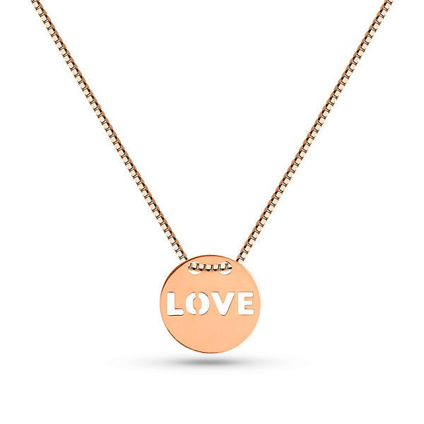 Колье Love из красного золота (арт. 360204/2) – изображение 1