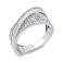 Серебряное кольцо с дорожкой из фианитов (арт. 7501/8408) – изображение 1