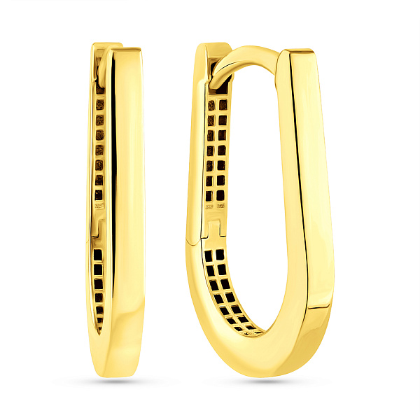Серьги из желтого золота (арт. 1091312/15ж) – изображение 1