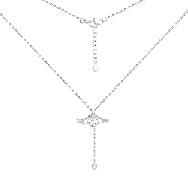 Серебряное колье Сердце (арт. 7507/2377) – изображение 2
