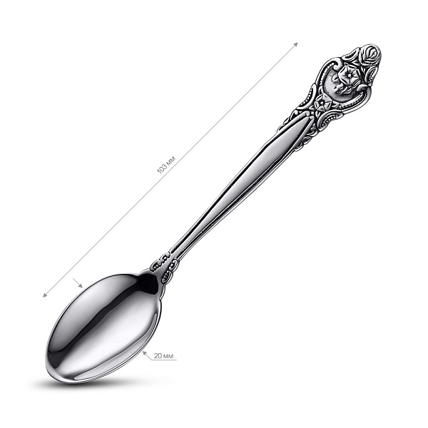 Ложка из серебра чайная (арт. 7922/8100223) – изображение 2