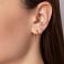 Серьги из красного золота без камней (арт. 1101010) – изображение 2