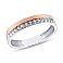 Серебряное кольцо с фианитами (арт. 7201/211кп) – изображение 1