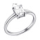 Серебряное кольцо с фианитом (арт. 7501/6018) – изображение 2