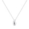 Серебряное колье с подвеской капля (арт. 7507/2416) – изображение 1