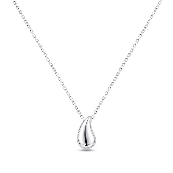 Серебряное колье с подвеской капля (арт. 7507/2416) – изображение 1