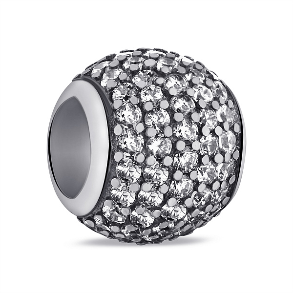 Серебряный шарм Шар с фианитами (арт. 7903/П5Ф/501) – изображение 1