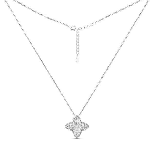 Колье из серебра Цветок (арт. 7507/2386/10) – изображение 2