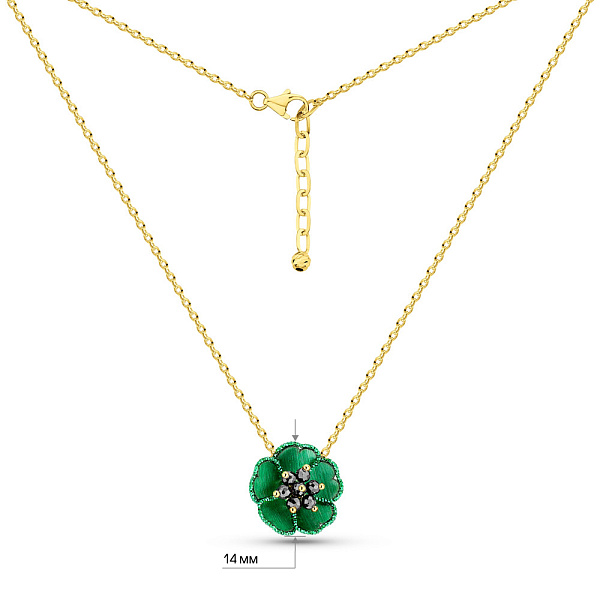Колье из желтого золота Francelli (арт. 352696жзч) – изображение 5