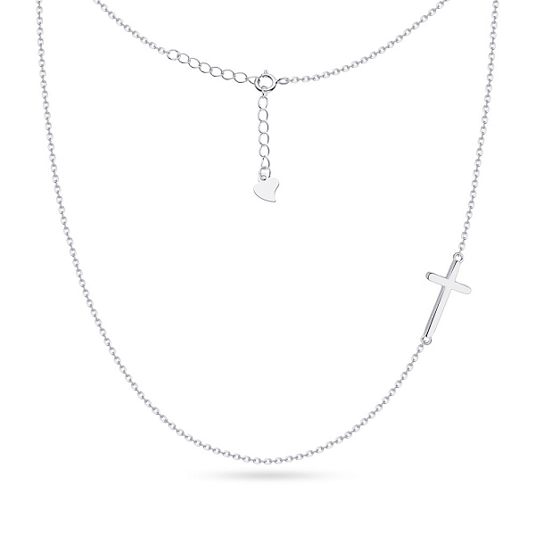 Серебряное колье без камней Trendy Style (арт. 7507/1201) – изображение 2