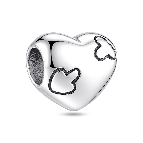 Серебряный шарм Сердечко (арт. 7903/4577) – изображение 1