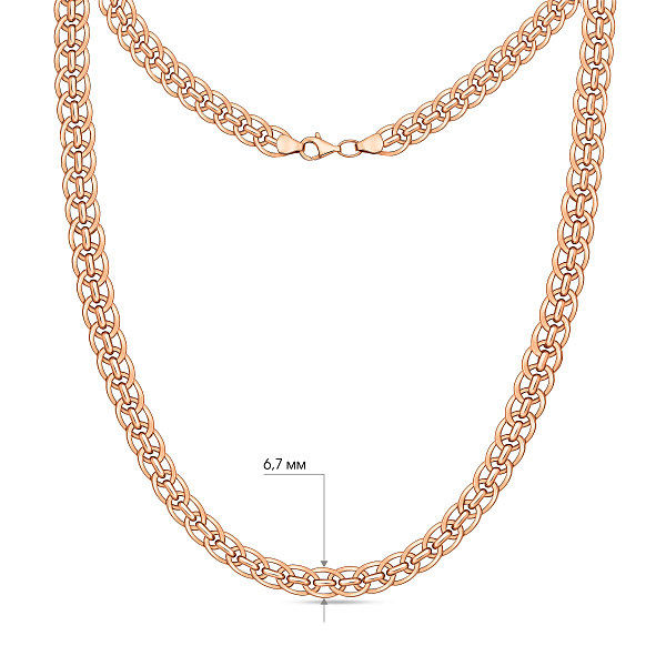 Золотое колье (арт. 350268) – изображение 4