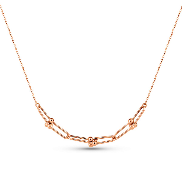 Золотое колье без камней (арт. 352736) – изображение 1