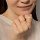 Золотое кольцо для помолвки с бриллиантом (арт. 1108752201) – изображение 2