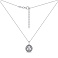 Серебряное колье с фианитами (арт. 7507/2125) – изображение 2