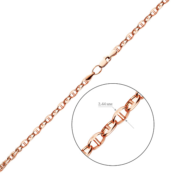 Золотая цепочка Якорного плетения (арт. 304404) – изображение 2