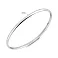 Серебряный жесткий браслет (арт. 7509/2742/3) – изображение 2