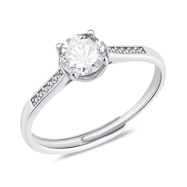 Серебряное кольцо с фианитами (арт. 7501/8092) – изображение 1