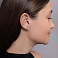 Золотые серьги с фианитами (арт. 1101235) – изображение 3