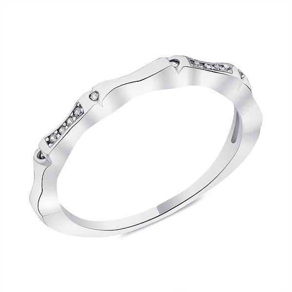 Каблучка зі срібла Trendy Style з фіанітами (арт. 7501/6136) – зображення 1