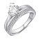 Серебряное кольцо с фианитами (арт. 7501/8179) – изображение 2