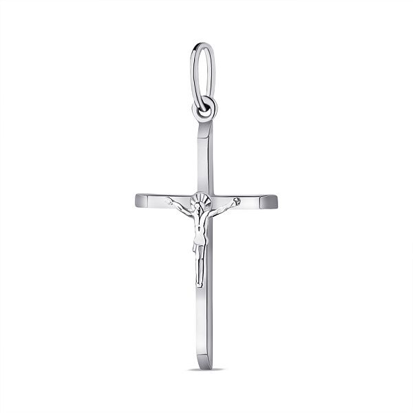 Серебряный крестик с распятием (арт. 7504/2-0079.0.2) – изображение 1