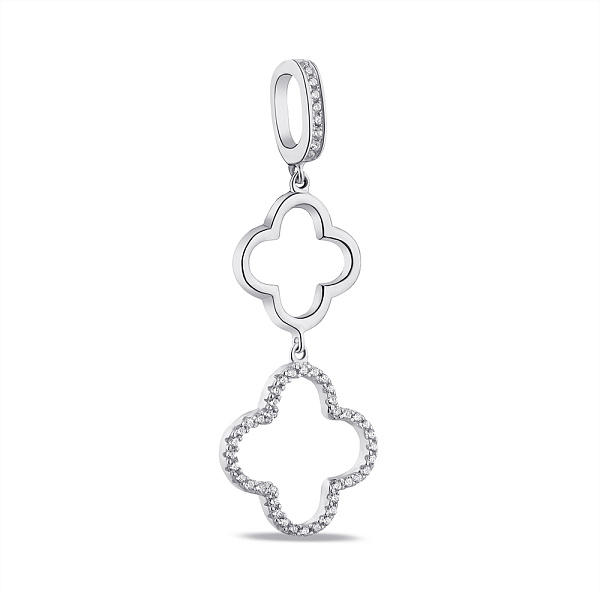 Серебряный подвес "Клевер" (арт. 7503/3856) – изображение 1