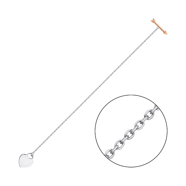 Браслет из серебра без камней (арт. 7509/3734бк) – изображение 1